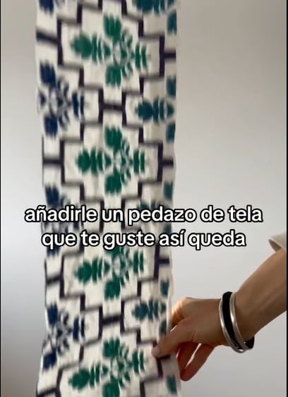 El truco para reciclar un jean que quedó chico y crear una nueva prenda