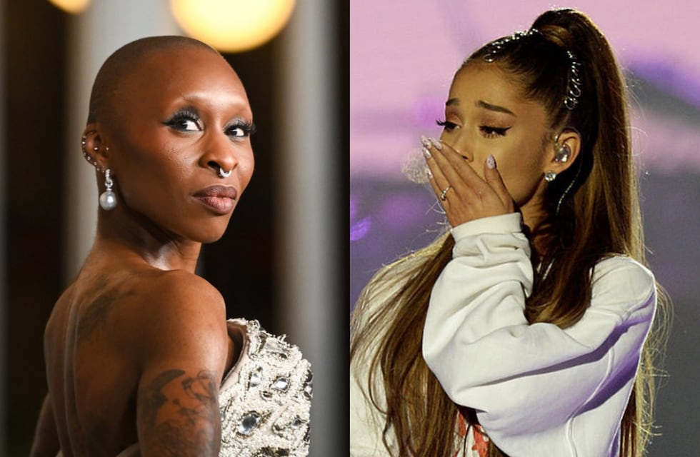 Entre lágrimas, Ariana Grande se despidió de Cynthia Erivo tras los brutales ataques que recibió en redes