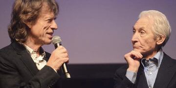 Mick Jagger y Charlie Watts