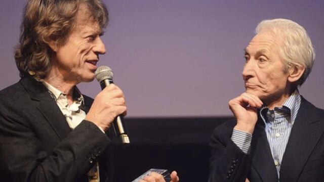 Mick Jagger y Charlie Watts
