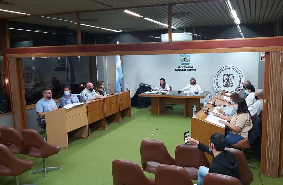 Sesionó el Concejo Deliberante de Arroyito en la Sala de Deliberaciones del Edificio Municipal
