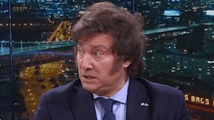 Javier Milei puso sobre la mesa la idea de privatizar los clubes. (A24)