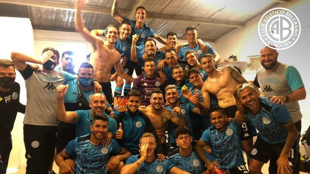 La intimidad del festejo Celeste. "Merecíamos una alegría así", expresó el autor del gol del triunfo.