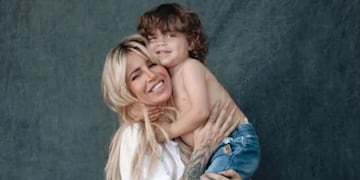 Felipe es el hijo menor de la actriz y tiene 6 años.