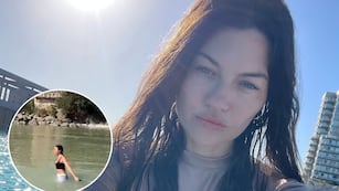 Sofía “Jujuy” Jiménez se bañó en el Río Ganges y desató la polémica en redes: “Aguas contaminadas”