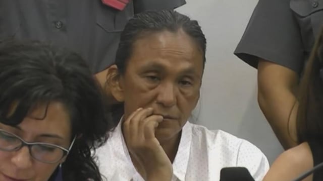 Milagro Sala en el Juzgado Federal. (captura de video)