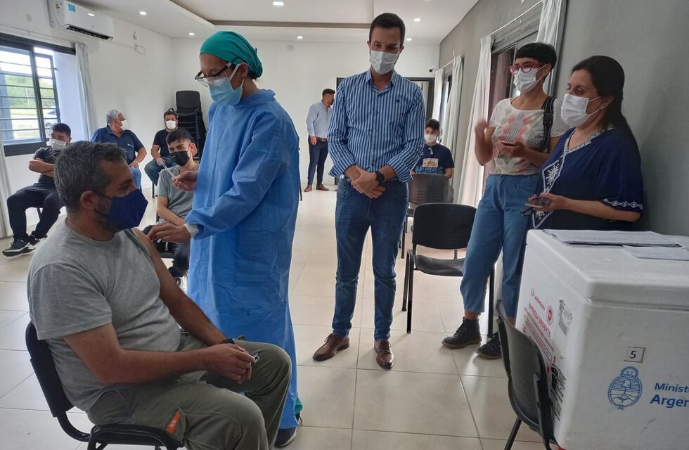 Habilitaron el nodo de vacunación para el parque industrial de El Pantanillo