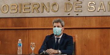 Uñac contrajo coronavirus y se encuentra internado desde el 27 de diciembre. SI San Juan