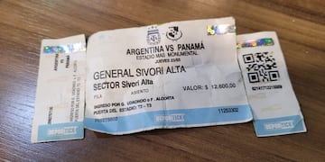 Entradas truchas que recibieron mendocinos en una Peña en Mendoza. / Gentileza.