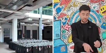 Fue a buscar la caja navideña y le dieron una valija llena de productos: “Un aeropuerto”