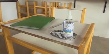 Las clases continúan en la provincia pero en algunos establecimientos ya se reportaron casos en alumnos y docentes.