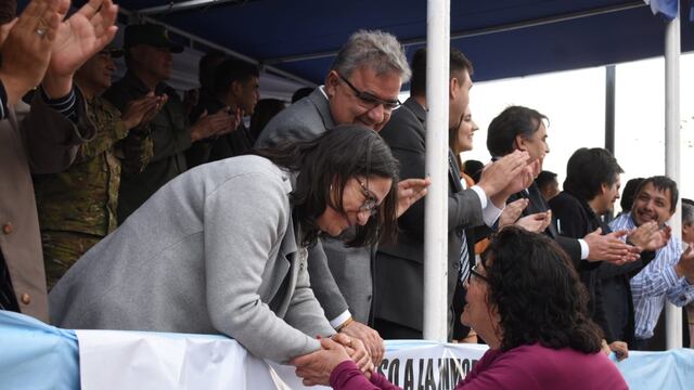 En Los Altos se realizó el acto central en conmemoración al General San Martín