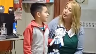 Un cordobés de 5 años eligió a un futbolista como su héroe.