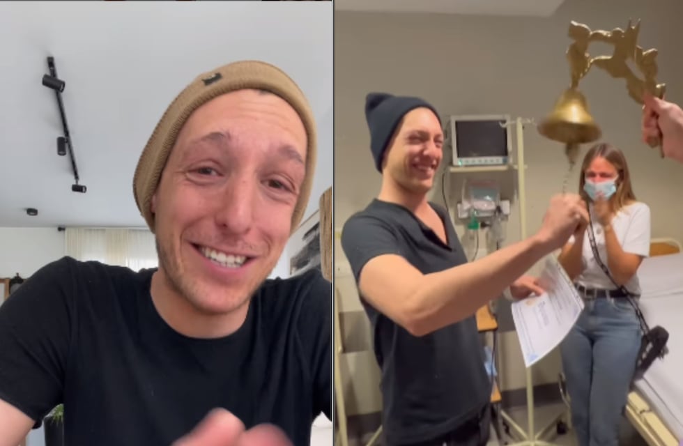 El influencer Gastón Massa realizó su última sesión de quimioterapia: cómo lo vivió y la sorpresa de su familia