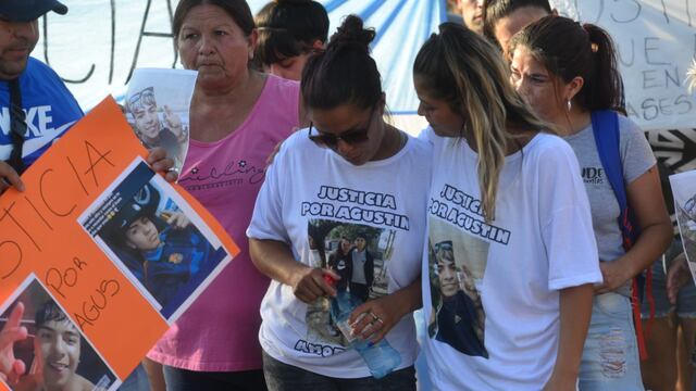 Marcha por el asesinato de Agustín Ávila en Guiñazú. (Javier Ferreyra / La Voz)