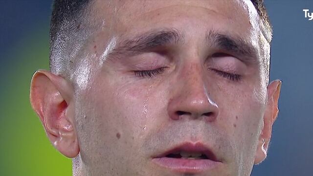 La emoción del Dibu Martínez