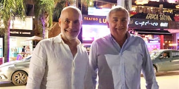 Horacio Rodríguez Larreta y Gerardo Morales coincidieron en Villa Carlos Paz, Córdoba, este fin de semana.