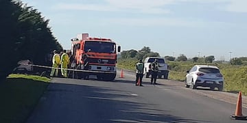 La Autopista Rosario-Santa Fe fue escenario de uno de los últimos choques con víctimas fatales. (Pregón)