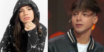 Rusherking y La China Suárez. (Instagram/Captura)