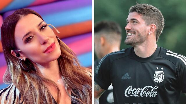Mariana Brey y Rodrigo De Paul.