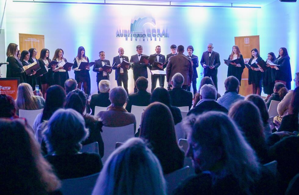 Se llevó a cabo en el Auditorio Coral de Arroyito una nueva edición del concierto “Otoño Coral”