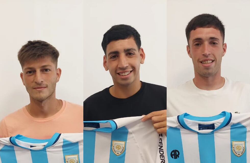 Tres juveniles firmaron su primer contrato en Atlético de Rafaela