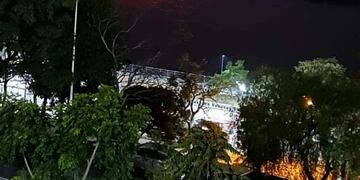 Incendio en la Isla Puente: