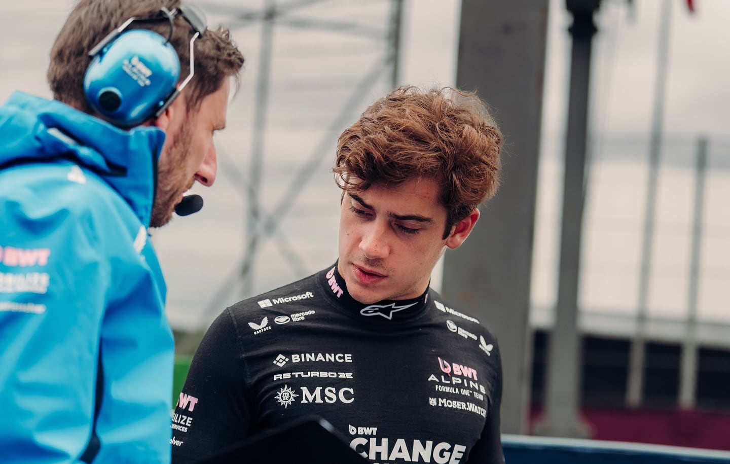 Franco Colapinto en el GP de Brasil. (Prensa Alpine).