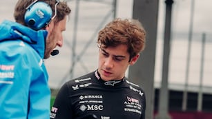 Franco Colapinto en el GP de Brasil. (Prensa Alpine).