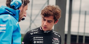 Franco Colapinto en el GP de Brasil. (Prensa Alpine).