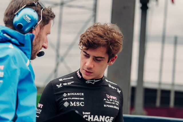 Franco Colapinto en el GP de Brasil. (Prensa Alpine).