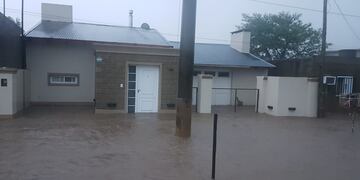 Sunchales se inundó: cayeron 140 mm en 2 horas y media