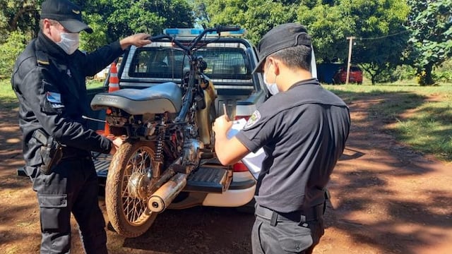 Motocicletas robadas en Oberá fueron recuperadas en Guaraní y Colonia Alberdi.