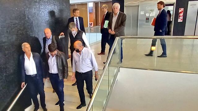 Casi todos los acusados fueron al Centro de Justicia Penal para la audiencia.