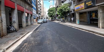 Las obras comenzaron a principios de enero para renovar el pavimento.