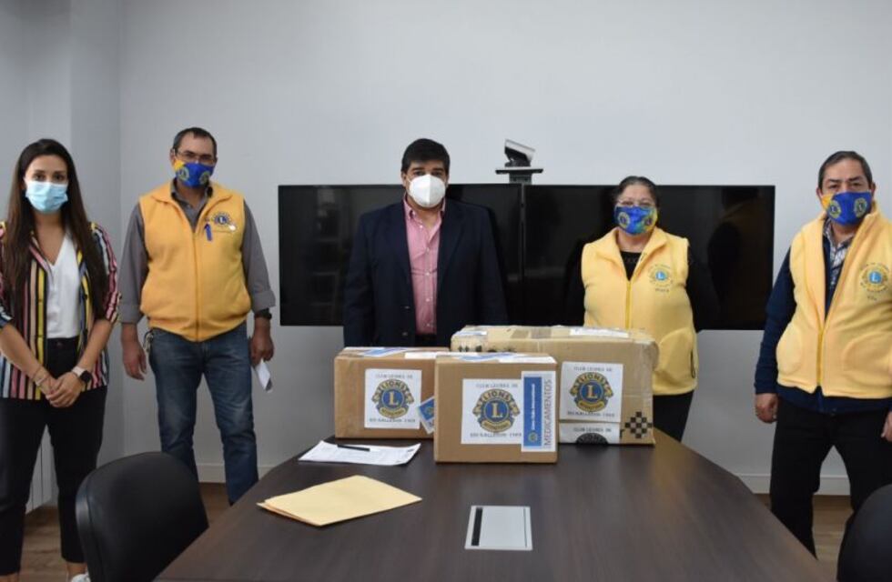 Club de Leones donó medicamentos a hospitales