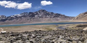 Laguna del Diamante: así quedó el camino.