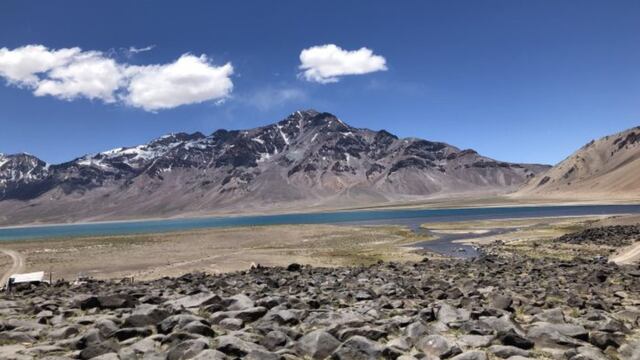 Laguna del Diamante: así quedó el camino.