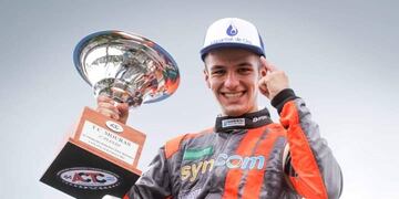 "Rudito" mantuvo la punta durante las 16 vueltas de carrera.