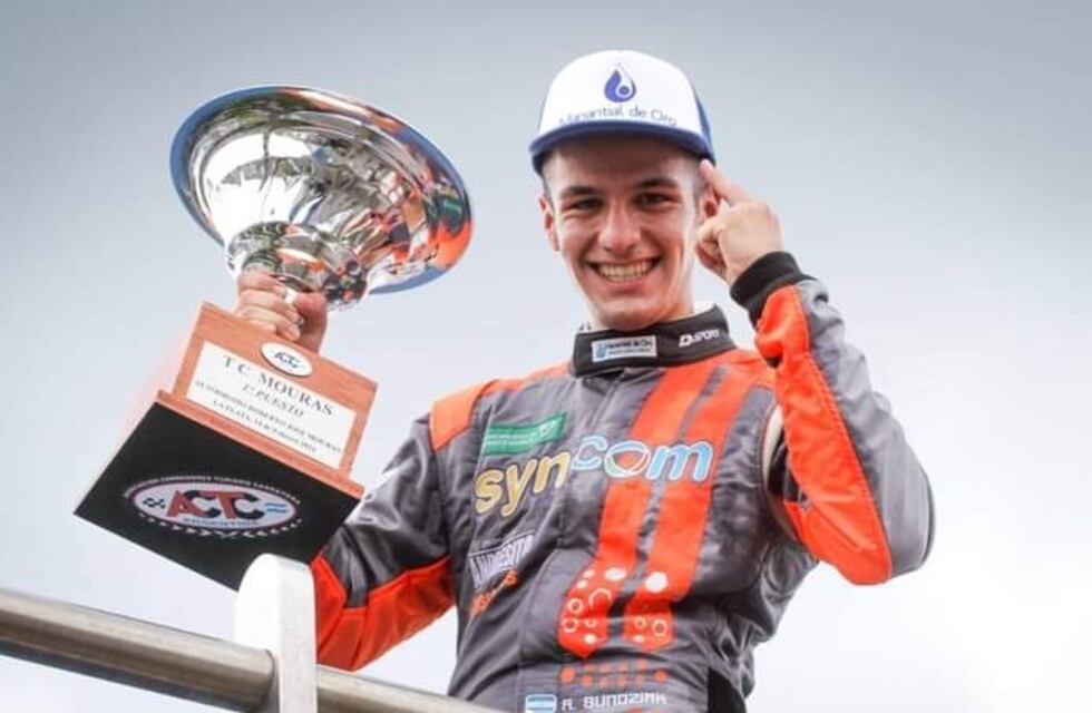 El iguazuense Rudito Bundziak ganó por primera vez una fecha del TC Mouras y quedó tercero en el torneo