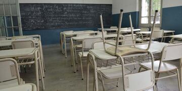 Aula vacía.
