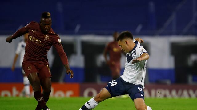El ex Belgrano, Tomás Guidara, jugó en los últimos minutos de la clasificación de Vélez ante Talleres (archivo AP)