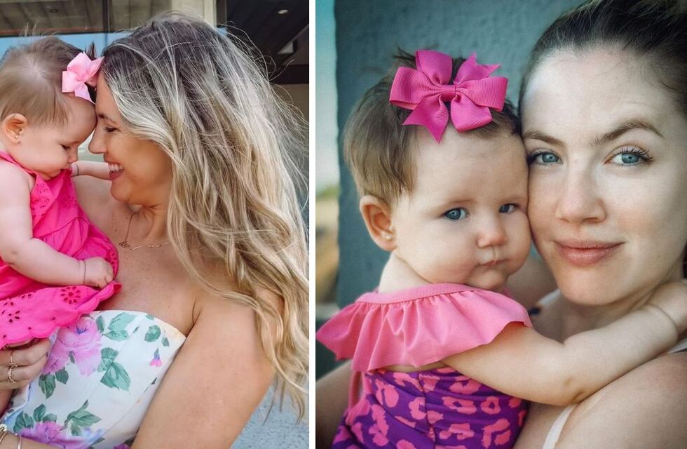 Dos gotas de agua: Stephanie Demner y su hija Arianna se sumaron a la moda Barbiecore