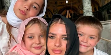 La China y sus hijos en Turquía. Foto: captura pantalla