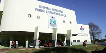 Frente del Hospital Municipal Padre Germano Lauck.