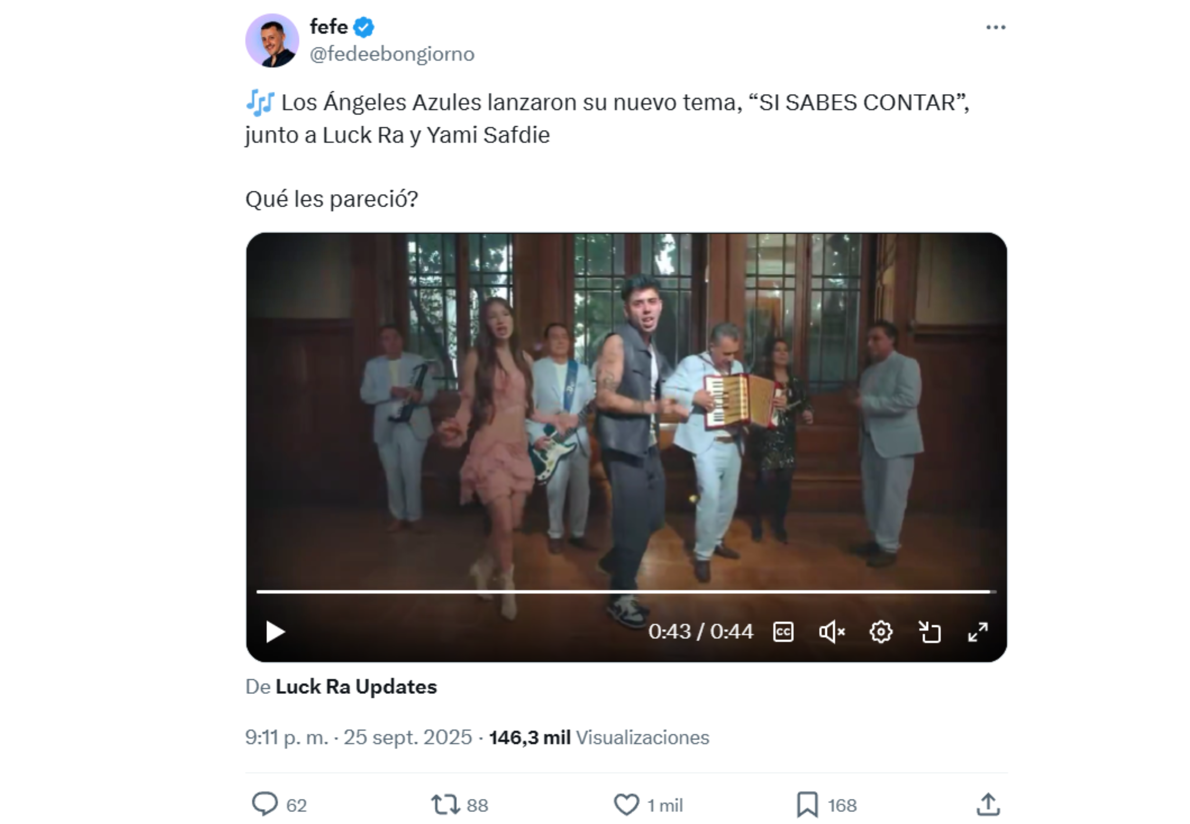 El lanzamiento fue replicado en las redes socales.