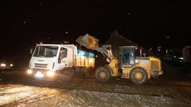 Operativo invierno 2023 en Ushuaia