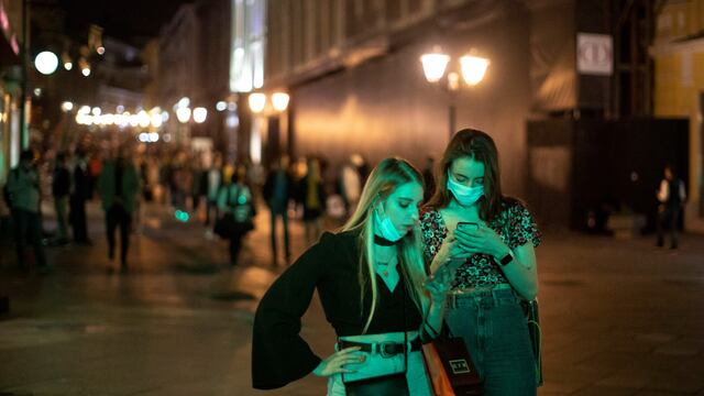 Moscú, bajo restricciones. (AP)