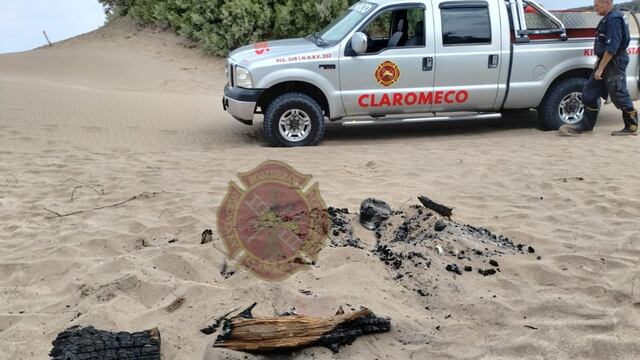 Bomberos Voluntarios de Claromecó solicitan no hacer fuego en lugares prohibidos