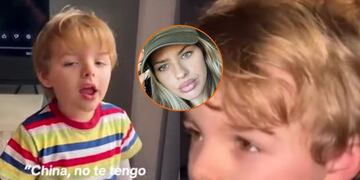 El nene hizo las pases con Eugenia Suárez.